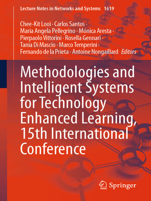 cover image of Methodologies and Intelligent Systems for Technology Enhanced Learning, 15th International Conference